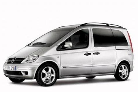 Gummimatten mit hohem Rand Mercedes Vaneo