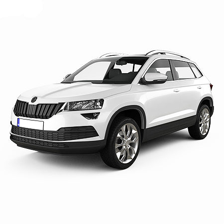 Gummimatten mit hohem Rand Skoda Karoq