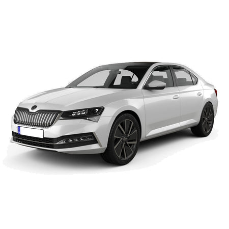 Edelstahl Fußstütze Pedalkappen Skoda Superb