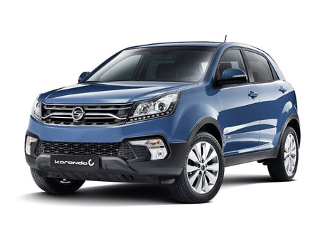 Gummimatten mit hohem Rand Ssang Yong Korando