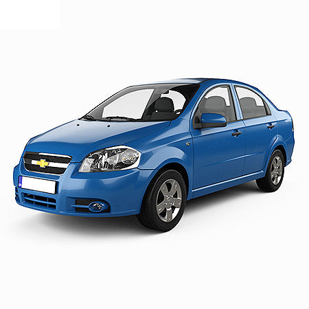 Gummimatten mit hohem Rand Chevrolet Aveo T250 baujahr 2006 - 2011, karosserie limousine