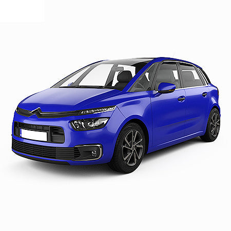 Gummimatten mit hohem Rand Citroen C4 Picasso II baujahr 07.2013 - 11.2020, karosserie van
