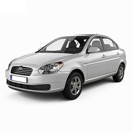 Einstiegsleisten Edelstahl Hyundai Accent baujahr 2006 - 2010, karosserie limousine