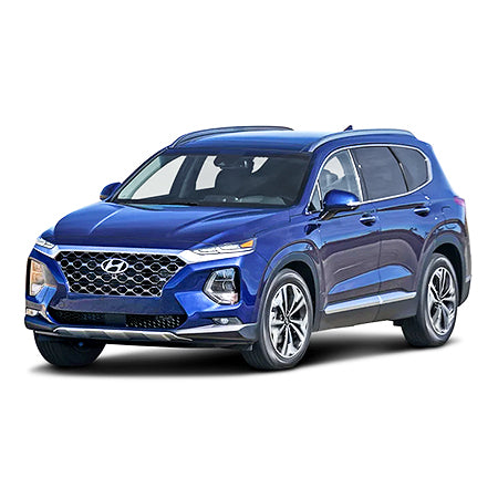 Gummimatten mit hohem Rand Hyundai Santa Fe IV baujahr 08.2018 - 2020, karosserie suv