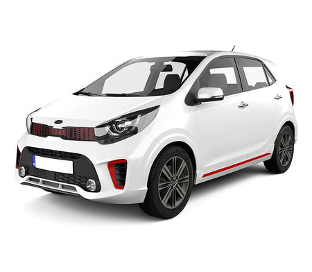 Auto Fußmatten Kia Picanto II baujahr 04.2011 - 03.2017, karosserie schrägheck