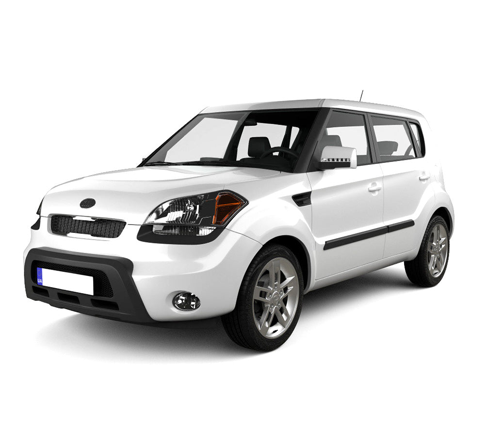 Ladekantenschutz Edelstahl Kia Soul I baujahr 01.2009 - 02.2014, karosserie schrägheck