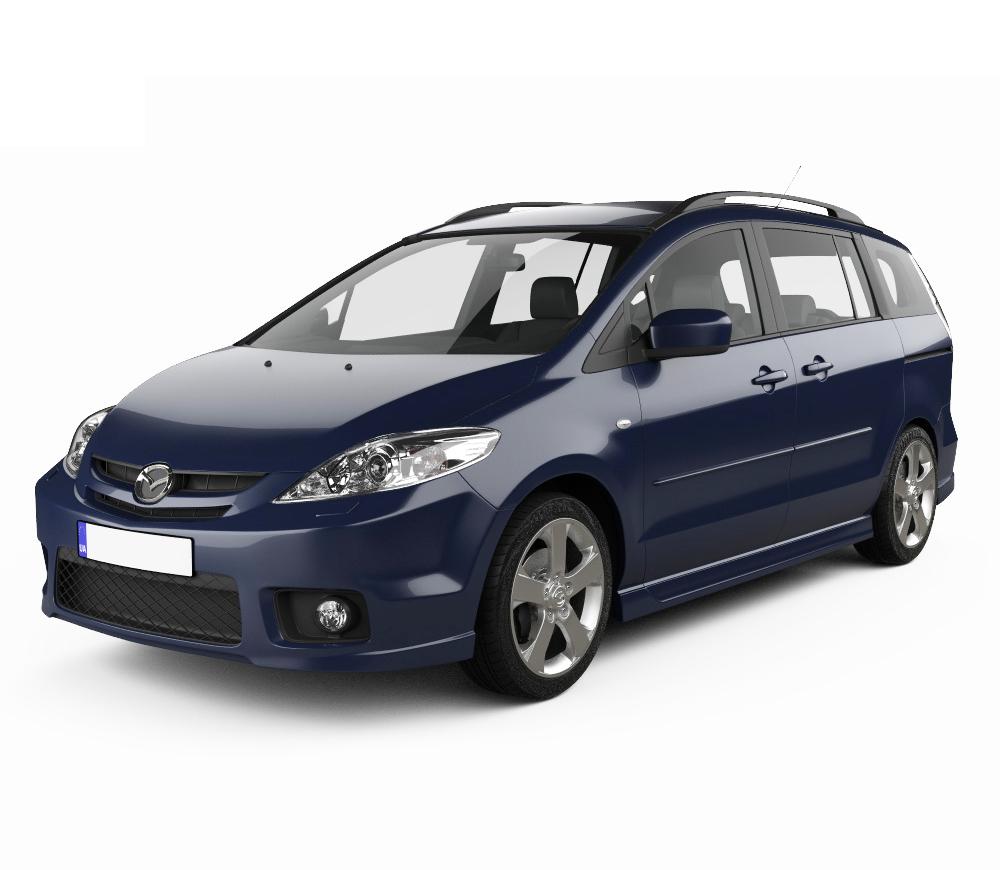 Ladekantenschutz Edelstahl Mazda 5 I baujahr 2005 - 09.2010, karosserie van