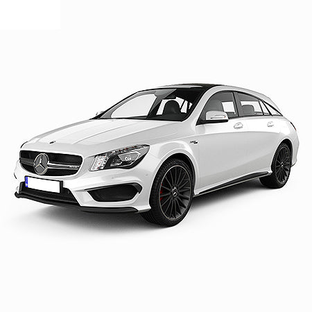 Gummimatten mit hohem Rand Mercedes CLA I baujahr 01.2015 - 08.2019, karosserie kombi