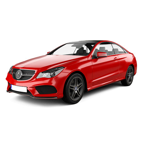 Gummimatten mit hohem Rand Mercedes E-Klasse W207 baujahr 02.2009 - 11.2016, karosserie coupé