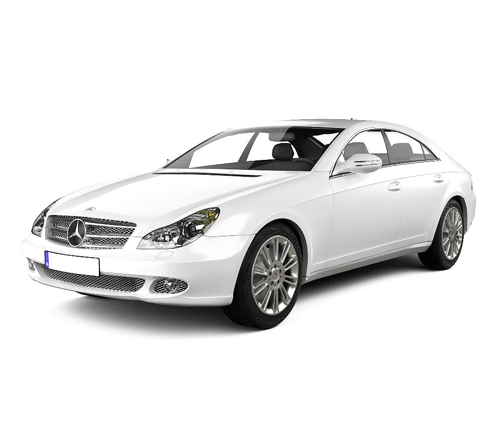 Gummimatten mit hohem Rand Mercedes CLS W219 baujahr 06.2004 - 10.2010, karosserie coupé