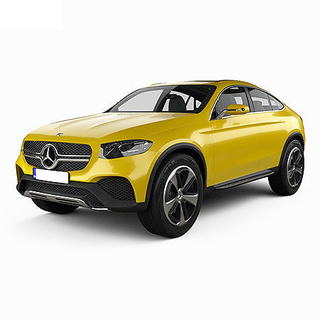 Auto Fußmatten Mercedes GLC Coupe baujahr 09.2016 - bis heute, karosserie coupé