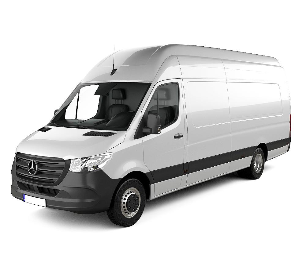 Gummimatten mit hohem Rand Mercedes Sprinter III baujahr 2018 - bis heute, karosserie van