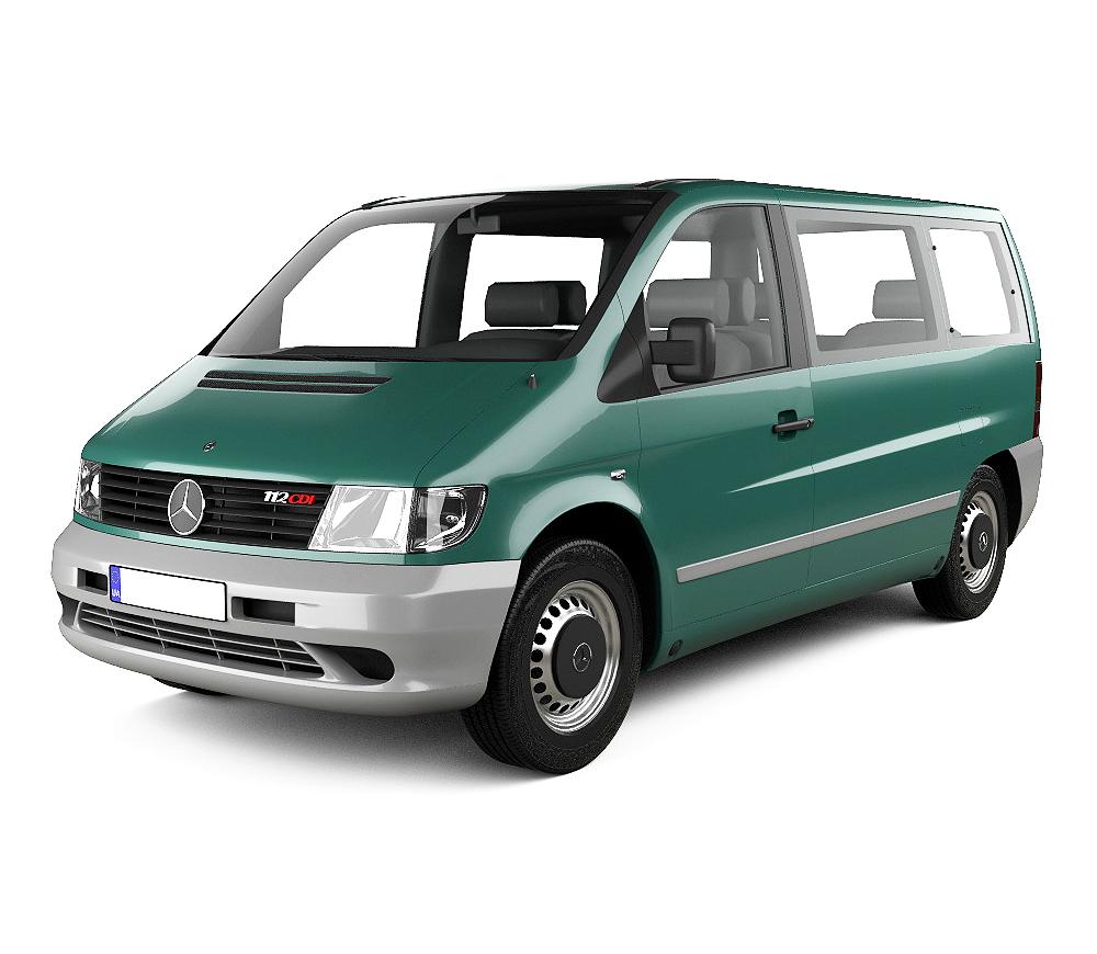 Einstiegsleisten Edelstahl Mercedes Vito W638 baujahr 1997 - 07.2003, karosserie van