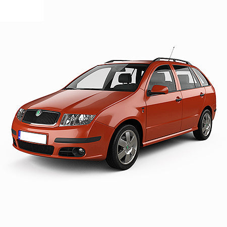 Gummimatten mit hohem Rand Skoda Fabia I baujahr 2000 - 2007, karosserie kombi