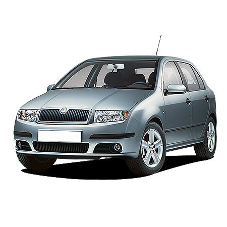 Gummimatten mit hohem Rand Skoda Fabia I baujahr 2000 - 2007, karosserie limousine