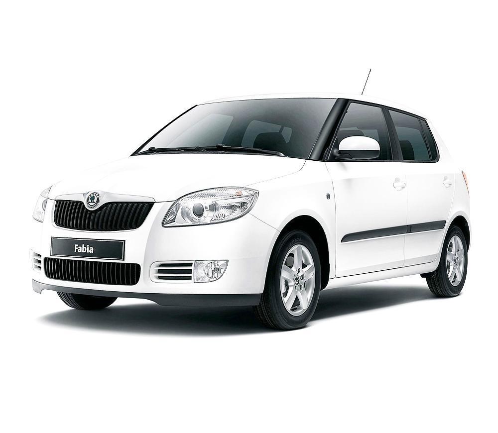 Gummimatten mit hohem Rand Skoda Fabia I baujahr 2000 - 2007, karosserie suv