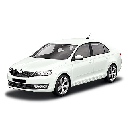 Gummimatten mit hohem Rand Skoda Fabia III baujahr 11.2014 - 08.2021, karosserie limousine