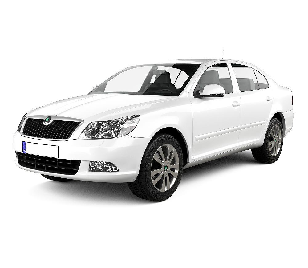 Gummimatten mit hohem Rand Skoda Octavia II baujahr 03.2004 - 01.2013, karosserie limousine
