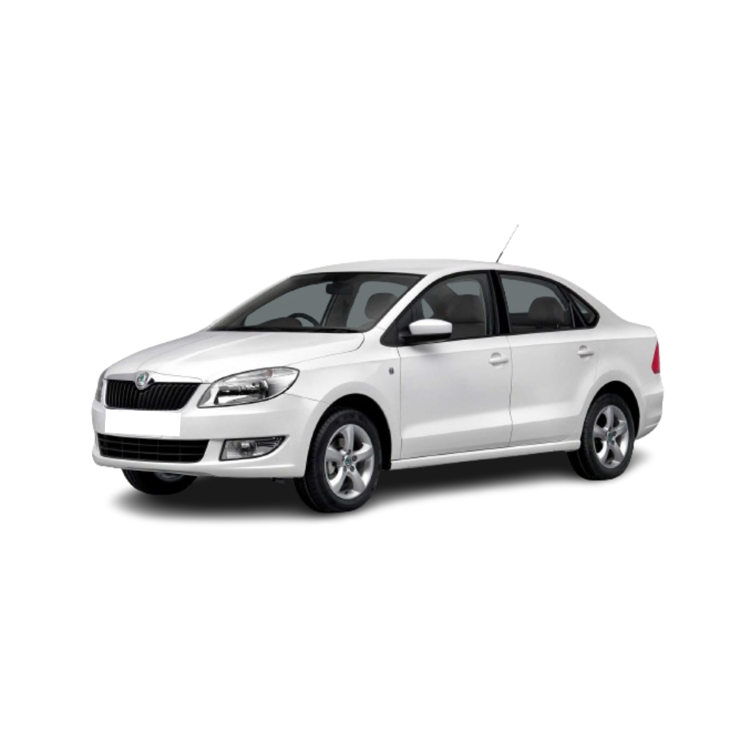 Gummimatten mit hohem Rand Skoda Rapid baujahr 10.2012 - 03.2019, karosserie limousine