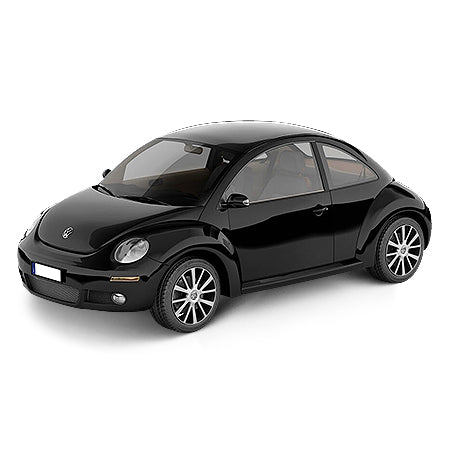 Gummimatten mit hohem Rand Volkswagen Beetle baujahr 1998 - 2010, karosserie schrägheck