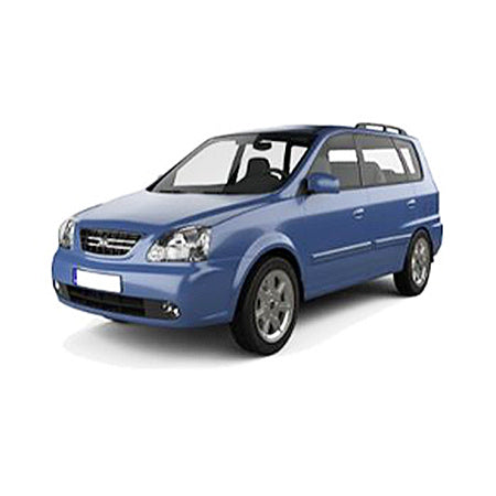 Gummimatten mit hohem Rand Kia Carens II baujahr 1999 - 2002, karosserie van