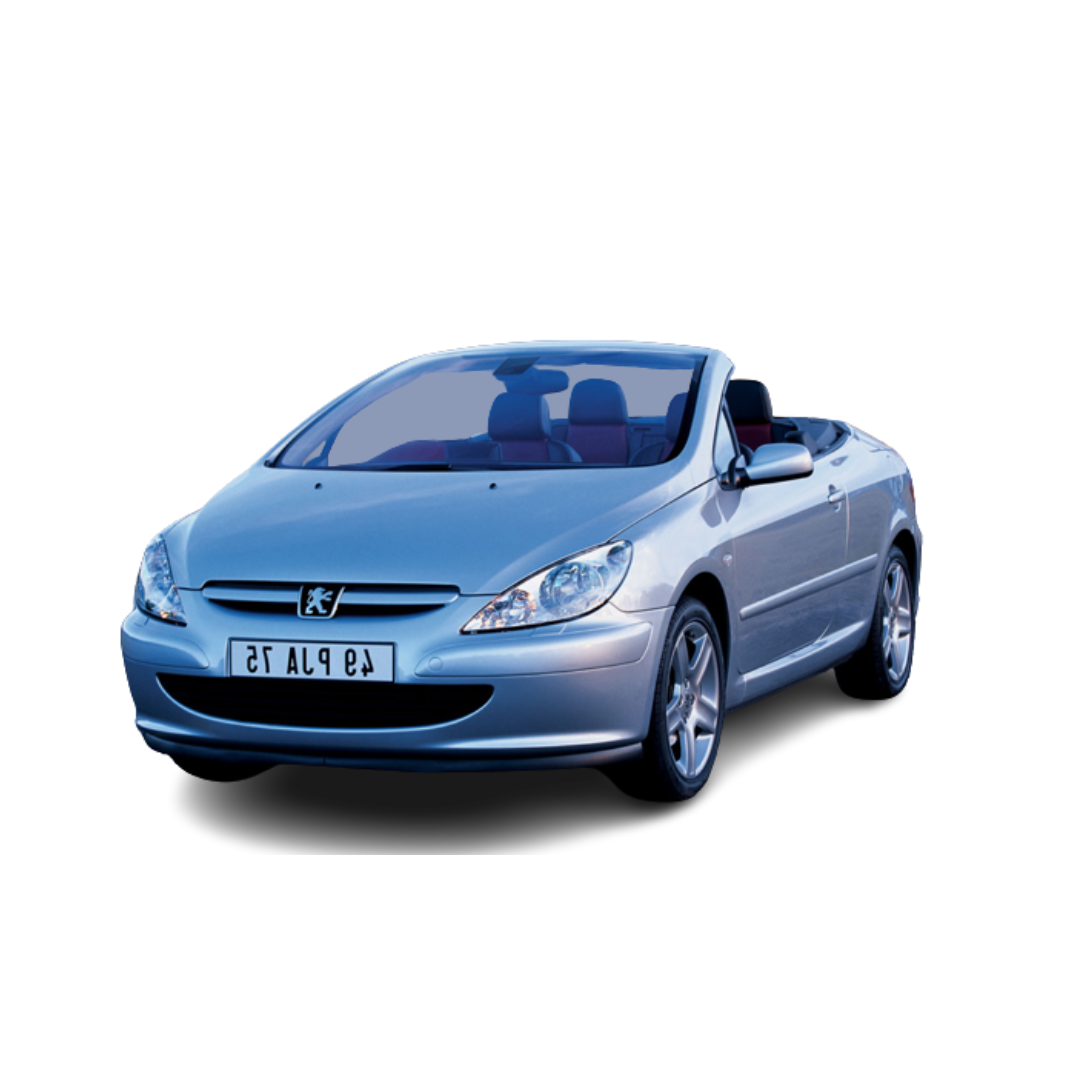 Autoteppiche Peugeot 407 307 CC baujahr 2003 - 2008, karosserie cabrio