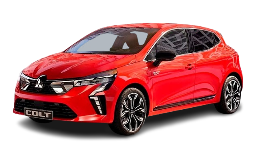 Gummimatten mit hohem Rand Mitsubishi Colt VII baujahr 10.2023 - bis heute, karosserie schrägheck