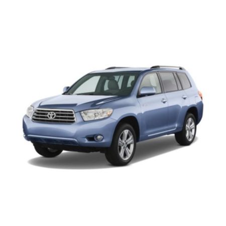 Gummimatten mit hohem Rand Toyota Highlander II (XU40) baujahr 2008 - 2010, karosserie suv