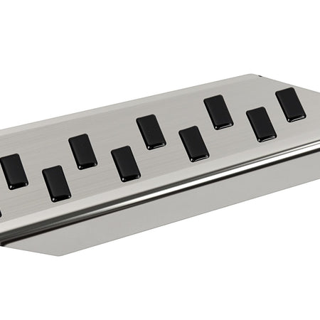 Edelstahl Fußstütze Pedalkappen Opel Crossland X, baujahr 06.2017 - 07.2024, karosserie suv | 32-4099