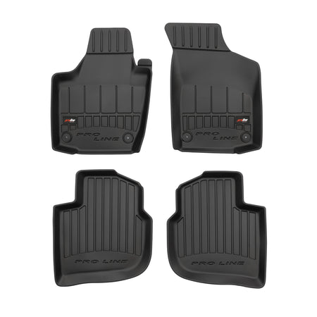 Gummimatten mit hohem Rand Skoda Rapid Spaceback, baujahr 10.2013 - 03.2019, karosserie schrägheck | 3D407480