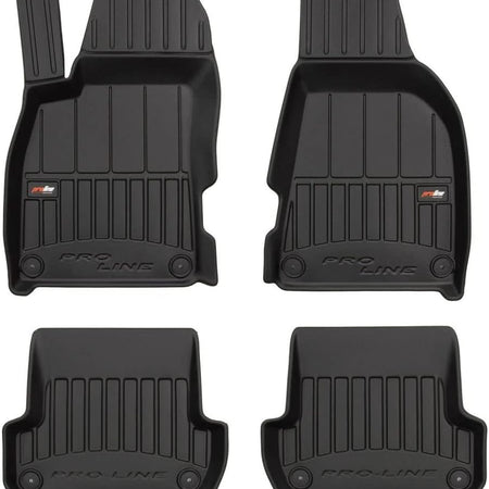 Gummimatten mit hohem Rand Audi A4 B6, baujahr 11.2001 - 10.2004, karosserie limousine #1