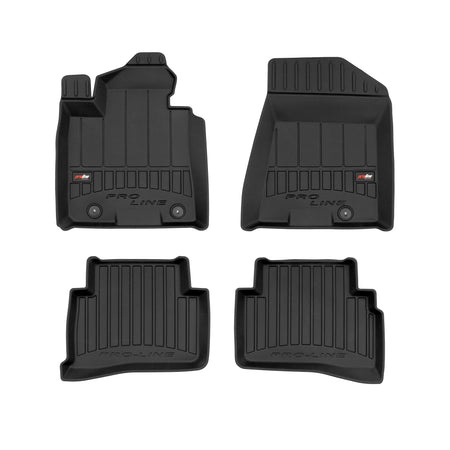 Gummimatten mit hohem Rand Hyundai Tucson III, baujahr 07.2015 - 09.2020, karosserie suv mit gurtstraffern hinter dem fahrersitz | 3D425804