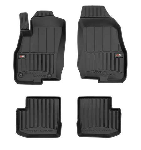 Gummimatten mit hohem Rand Fiat Punto Evo, baujahr 2009 - 2012, karosserie schrägheck, 3 Türen #2