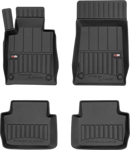 Gummimatten mit hohem Rand BMW 3er Reihe E46, baujahr 1998 - 02.2005, karosserie limousine ohne x-drive | 3D426566