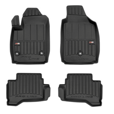 Gummimatten mit hohem Rand Fiat 500 e I Electric, baujahr 2015 - 2020, karosserie schrägheck #1
