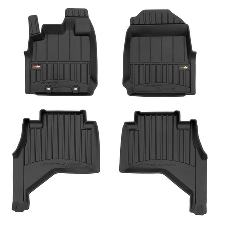 Gummimatten mit hohem Rand Isuzu D-Max, baujahr 01.2021 - bis heute, karosserie pickup doppelkabine | 3D427051