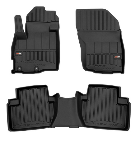 Gummimatten mit hohem Rand Mitsubishi Outlander II, baujahr 03.2007 - 08.2012, karosserie suv #1