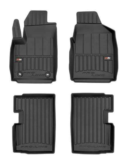 Gummimatten mit hohem Rand Ford KA II, baujahr 2009 - 08.2017, karosserie schrägheck #1