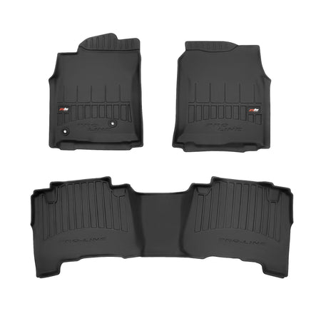 Gummimatten mit hohem Rand Toyota Land Cruiser J120 Prado, baujahr 03.2003 - 2009, karosserie suv | 3D428348