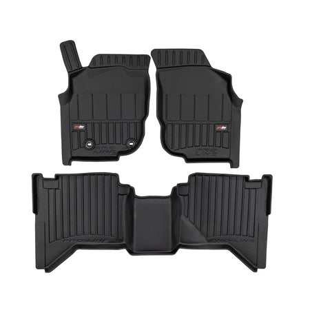 Gummimatten mit hohem Rand Toyota Hilux, baujahr 2006 - 08.2016, karosserie pickup | 3D429864