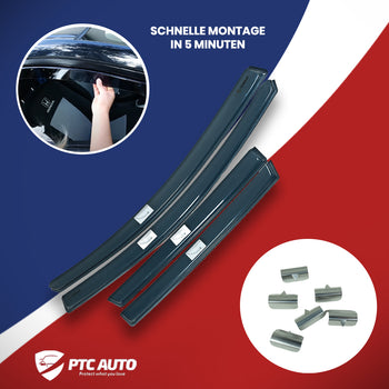 Windabweiser (für Frontscheiben) Opel Corsa D, baujahr 2006 - 11.2014, karosserie schrägheck, 2 Stück | PVF1736