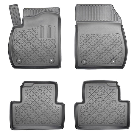 Gummimatten mit hohem Rand Opel Zafira C, baujahr 01.2012 - 07.2019, karosserie van 5-7 sitzplätzen, ohne 3. sitzreihe | 602865