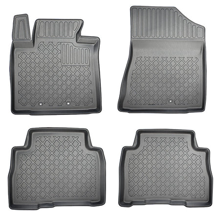 Gummimatten mit hohem Rand Kia Sorento II, baujahr 2013 - 01.2015, karosserie suv facelift, 5-7 sitzplätzen, ohne 3. sitzreihe | 602934