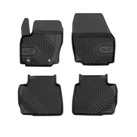 Gummimatten mit hohem Rand Ford Mondeo IV, baujahr 09.2007 - 12.2014, karosserie kombi abstand zwischen den klammern 25, 5 cm | 77407473