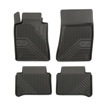 Gummimatten mit hohem Rand Mercedes CLS C219, baujahr 06.2004 - 10.2010, karosserie coupé ohne 4matic | 77408104