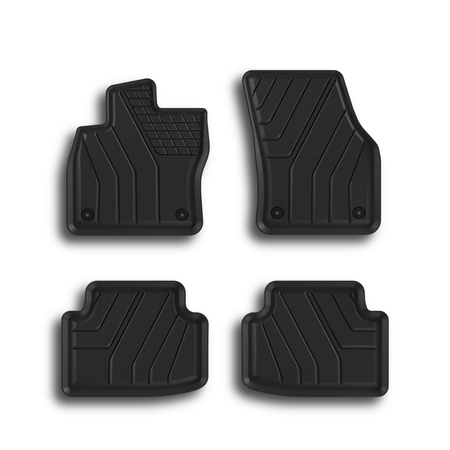 Gummimatten mit hohem Rand Volkswagen Tiguan II, baujahr 05.2016 - bis heute, karosserie suv #1