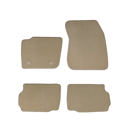 Autoteppiche (beige) Skoda Octavia II, baujahr 03.2004 - 01.2013, karosserie schrÀgheck, rundes Befestigungssystem | 1072054BEIGE