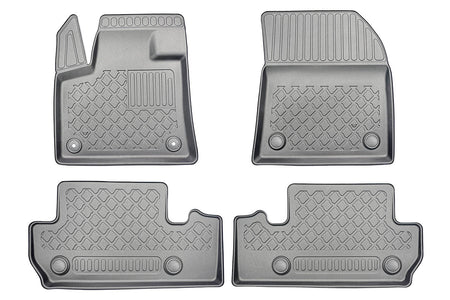 Gummimatten mit hohem Rand Peugeot 3008 II, baujahr 11.2016 - bis heute, karosserie suv entspricht nicht dem hybrid und hybrid4 modell, mit focal hi-fi-system | 603573