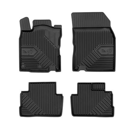 Gummimatten mit hohem Rand Nissan Qashqai II, baujahr 02.2014 - 05.2021, karosserie suv #1