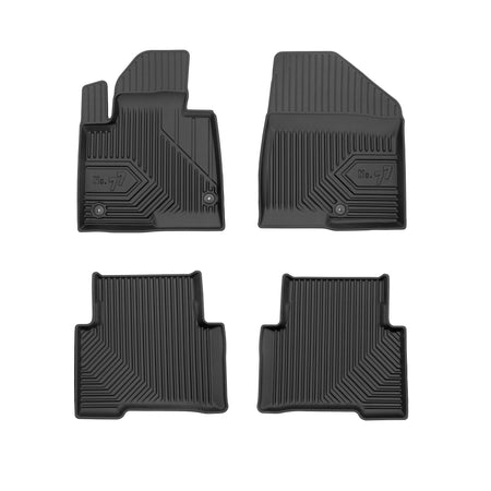 Gummimatten mit hohem Rand Hyundai Santa Fe III, baujahr 09.2012 - 07.2018, karosserie suv #1